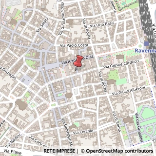 Mappa Via Antica Zecca, 35, 48121 Ravenna, Ravenna (Emilia Romagna)
