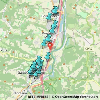 Mappa Via del Chiù, 40037 Sasso Marconi BO, Italia (2.2315)