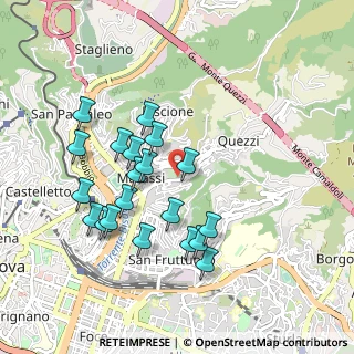 Mappa Via Fereggiano, 16144 Genova GE, Italia (0.9175)