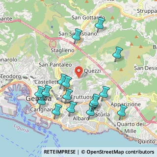 Mappa Via Fereggiano, 16144 Genova GE, Italia (2.1625)