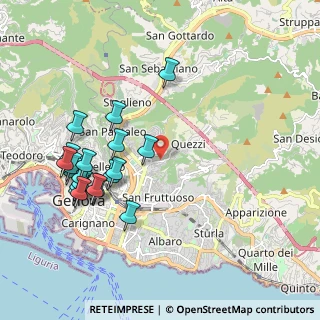 Mappa Via Fereggiano, 16144 Genova GE, Italia (2.172)
