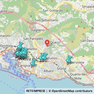 Mappa Via Fereggiano, 16144 Genova GE, Italia (2.56706)