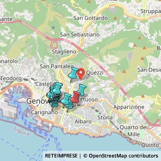 Mappa Via Fereggiano, 16144 Genova GE, Italia (1.78533)