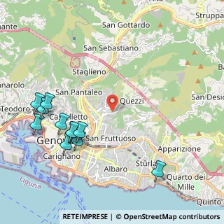 Mappa Via Fereggiano, 16144 Genova GE, Italia (2.54)