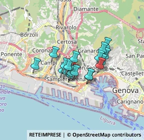 Mappa Salita Superiore Salvador Rosa, 16149 Genova GE, Italia (1.1)