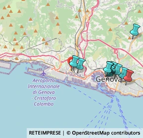Mappa Via Raffaele Pieragostini, 16100 Genova GE, Italia (4.60417)