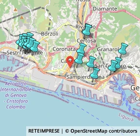 Mappa Via Raffaele Pieragostini, 16100 Genova GE, Italia (2.234)