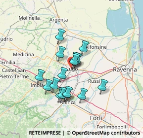 Mappa Via F.lli Malerbi, 48022 Lugo RA, Italia (11.11625)