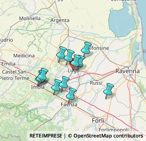 Mappa Via F.lli Malerbi, 48022 Lugo RA, Italia (10.51667)