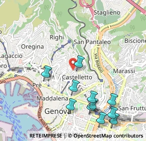 Mappa Via Francesca Saverio Cabrini, 16125 Genova GE, Italia (1.20727)