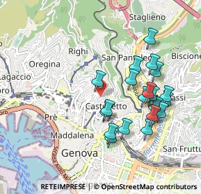 Mappa Via Francesca Saverio Cabrini, 16125 Genova GE, Italia (0.9325)