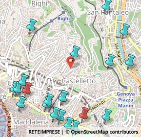 Mappa Via Francesca Saverio Cabrini, 16125 Genova GE, Italia (0.759)