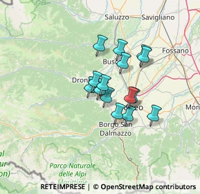 Mappa Via Guglielmo Marconi, 12023 Caraglio CN, Italia (9.21667)