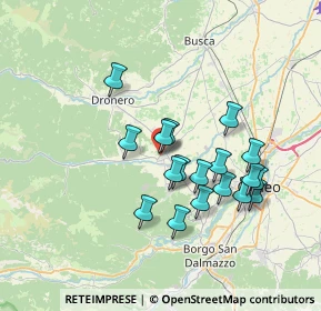 Mappa Via Guglielmo Marconi, 12023 Caraglio CN, Italia (6.39667)