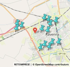Mappa Via Cardinale G. Lercaro, 48124 Ravenna RA, Italia (1.95571)