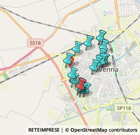 Mappa Via Cardinale G. Lercaro, 48124 Ravenna RA, Italia (1.48632)