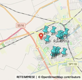 Mappa Via Cardinale G. Lercaro, 48124 Ravenna RA, Italia (1.72231)