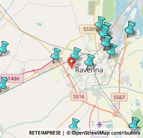 Mappa Via Cardinale G. Lercaro, 48124 Ravenna RA, Italia (5.69722)