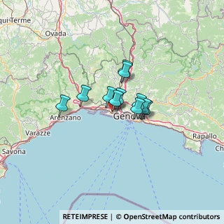 Mappa Via Gerolamo Bordone, 16152 Genova GE, Italia (7.47545)