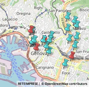 Mappa Piazzale Giuseppe Mazzini, 16122 Genova GE, Italia (0.859)