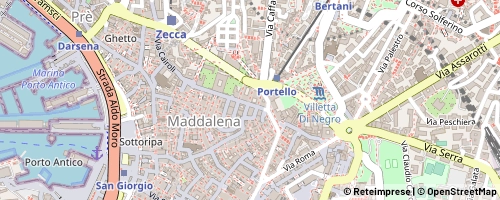 Mappa Gênes
