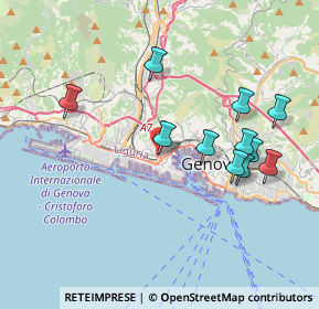 Mappa Piazzale della Camionale, 16149 Genova GE, Italia (3.85364)
