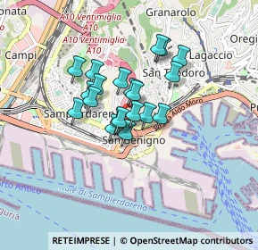 Mappa Piazzale della Camionale, 16149 Genova GE, Italia (0.5895)