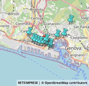 Mappa Piazzale della Camionale, 16149 Genova GE, Italia (0.95462)