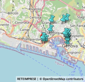 Mappa Piazzale della Camionale, 16149 Genova GE, Italia (1.67429)