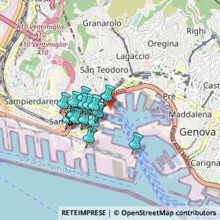 Mappa Ponte Cristoforo Colombo, 16126 Genova GE, Italia (0.6965)
