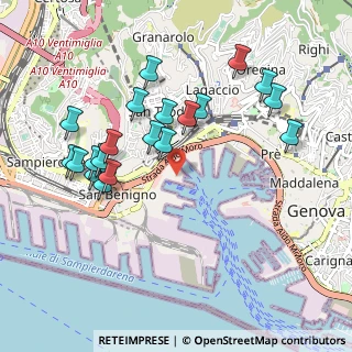 Mappa Ponte Cristoforo Colombo, 16126 Genova GE, Italia (0.9995)