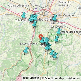 Mappa Via Pieve del Pino, 40037 Sasso Marconi BO, Italia (6.8005)