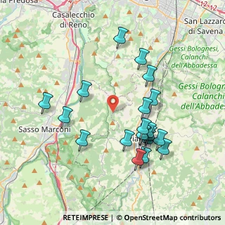 Mappa Via Pieve del Pino, 40037 Sasso Marconi BO, Italia (3.846)
