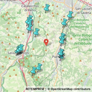 Mappa Via Pieve del Pino, 40037 Sasso Marconi BO, Italia (4.653)