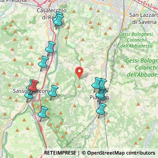Mappa Via Pieve del Pino, 40037 Sasso Marconi BO, Italia (4.69857)