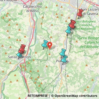 Mappa Via Pieve del Pino, 40037 Sasso Marconi BO, Italia (4.55)