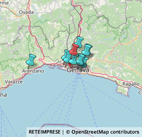 Mappa Via delle Franzoniane, 16149 Genova GE, Italia (5.64545)