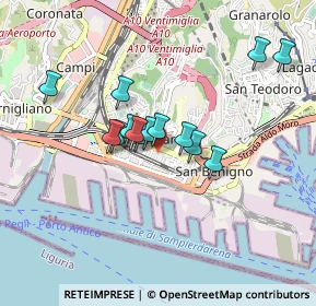 Mappa Via delle Franzoniane, 16149 Genova GE, Italia (0.685)