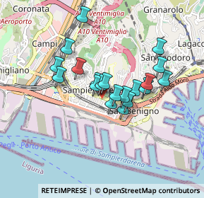 Mappa Largo Pietro Gozzano, 16149 Genova GE, Italia (0.6675)