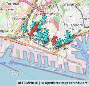 Mappa Largo Pietro Gozzano, 16149 Genova GE, Italia (0.5505)