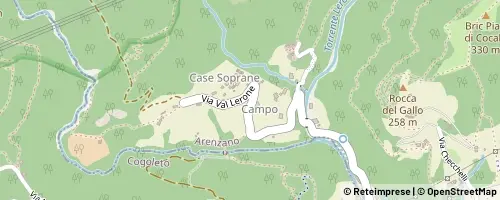 Mappa Arenzano