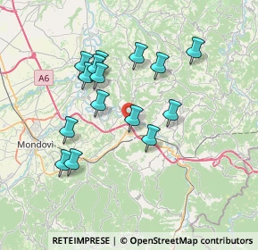 Mappa A6 Torino - Savona, 12076 Lesegno CN, Italia (6.76133)