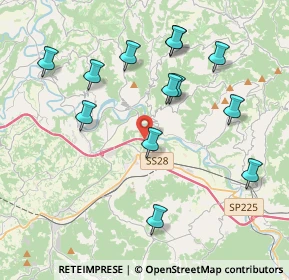 Mappa A6 Torino - Savona, 12076 Lesegno CN, Italia (4.18385)