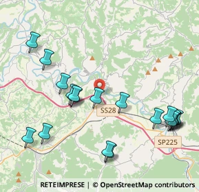 Mappa A6 Torino - Savona, 12076 Lesegno CN, Italia (4.81105)