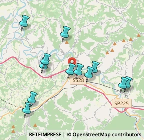 Mappa A6 Torino - Savona, 12076 Lesegno CN, Italia (4.07833)