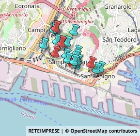 Mappa Via Agostino Castelli, 16149 Genova GE, Italia (0.5405)