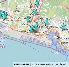Mappa Via Nicolò Daste, 16149 Genova GE, Italia (2.24846)