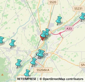 Mappa Via Torre Allera, 12100 Cuneo CN, Italia (5.23)