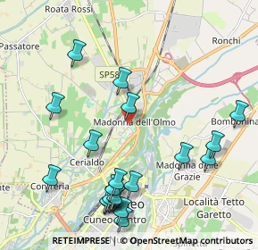 Mappa Via Torre Allera, 12100 Cuneo CN, Italia (2.455)