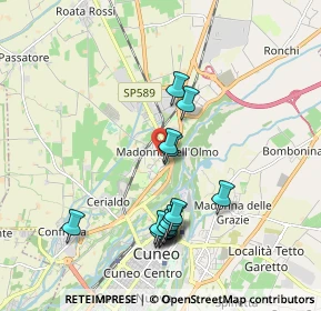 Mappa Via Torre Allera, 12100 Cuneo CN, Italia (1.832)